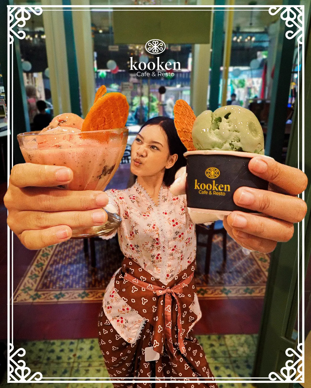 Kooken gelato served in Kauman